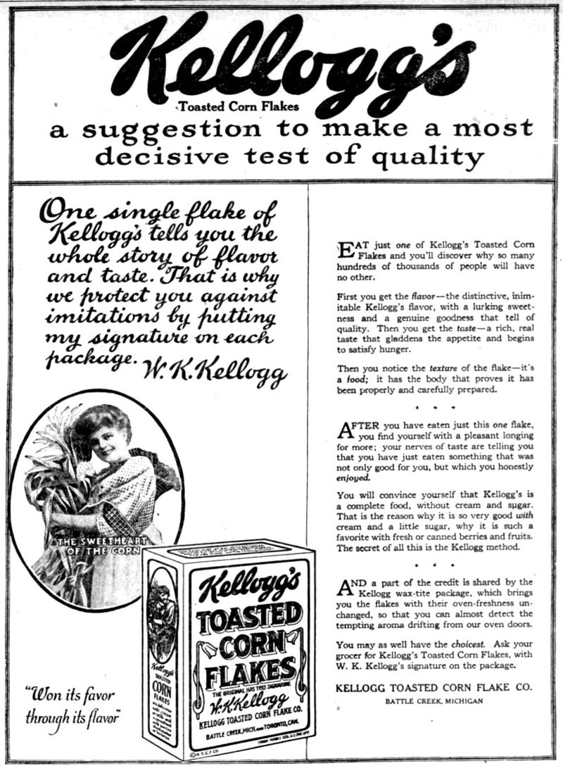 Illustration for article titled El poco conocido origen de los Corn Flakes de Kellogg: detener la masturbación en Estados Unidos